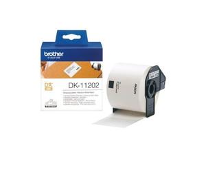 BROTHER DK-11202 ETICHETTE ORIGINALE ROTOLO DA 300 ETICHETTE 62mm x 100mm