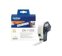 BROTHER DK-11203 ETICHETTE ADESIVE ORIGINALI 17mm X 87mm ETICHETTE ORIGINALI