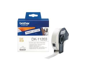 BROTHER DK-11203 ETICHETTE ADESIVE ORIGINALI 17mm X 87mm ETICHETTE ORIGINALI
