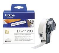 Brother DK-11203 Etichette Classificatori, Nero/Bianco