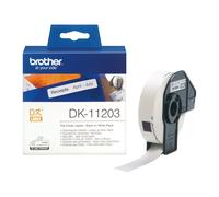 Brother DK-11203 Nero su bianco 1 pz DK Bianco Termica diretta Cina Il DK11203