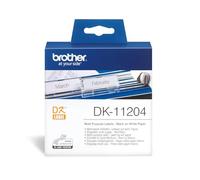 Brother DK-11204 nastro per etichettatrice Nero su bianco