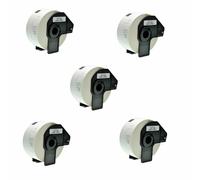 BROTHER DK-11208 400 ETICHETTE ADESIVE COMPATIBILI NO OEM 38X90 KIT 1 3 5 10