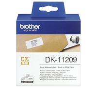 Brother DK-11209 nastro per etichettatrice Nero su bianco