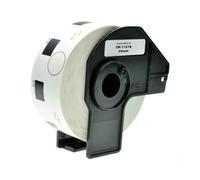 BROTHER DK-11218 ETICHETTE ADESIVE IN CARTA Compatibili mm 24 CIRCOLARI Con Supp