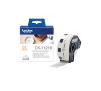 BROTHER DK-11218 ETICHETTE ORIGINALI 24mm Circolari Nero su Bianco