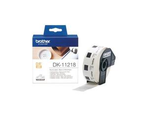 BROTHER DK-11218 ETICHETTE ORIGINALI 24mm Circolari Rotolo da 1000 Etichette