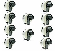 BROTHER DK-11219 1200 ETICHETTE ADESIVE COMPATIBILI NO OEM 12mm KIT 1 3 5 10