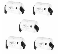 BROTHER DK-11240 600 ETICHETTE ADESIVE COMPATIBILI NO OEM 102x51mm KIT 1 3 5 10