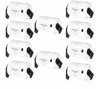 BROTHER DK-11240 600 ETICHETTE ADESIVE COMPATIBILI NO OEM 102x51mm KIT 1 3 5 10