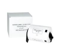BROTHER DK-11240 ETICHETTE ADESIVE in Carta Compatibili mm 102X51 600 Etichette