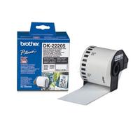 Brother DK-22205 nastro per etichettatrice Nero su bianco