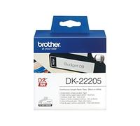 Brother DK-22205 nastro per etichettatrice Nero su bianco