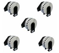 BROTHER DK-22210 ETICHETTE ADESIVE COMPATIBILI NO OEM 29mmX30,48mt KIT 1 3 5 10