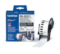 Brother DK-22211 Etichette DirectLabel Bianche Film 29Mm X 15,24M Per Brother P-