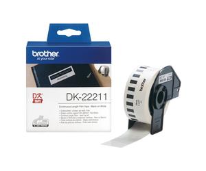 Brother DK-22211 nastro per etichettatrice Nero su bianco NEW