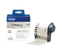 Brother dk-22212 nastro per etichettatrice nero su bianco