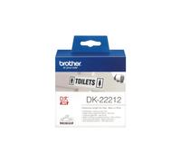 Etichetta Brother DK-22212 - Nero su bianco (62 mm)