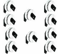 BROTHER DK-22214 ETICHETTE ADESIVE COMPATIBILI NO OEM 12mmX30,48mt KIT 1 3 5 10