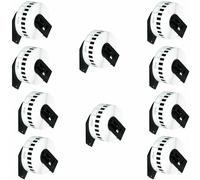 BROTHER DK-22214 ETICHETTE ADESIVE COMPATIBILI NO OEM 12mmX30,48mt KIT 1 3 5 10