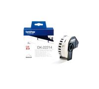 BROTHER DK-22214 ETICHETTE ORIGINALI 12X30,48 NERO/BIANCO