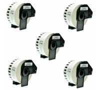 BROTHER DK-22225 ETICHETTE ADESIVE COMPATIBILI NO OEM 38mmX30,48mt KIT 1 3 5 10