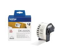Brother DK-22225 nastro per etichettatrice Nero su bianco