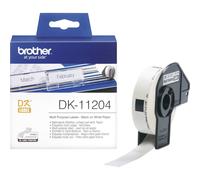 Brother DK11204 Rotolo di etichette 54 x 17 mm Carta Bianco 400 pz. A tenuta