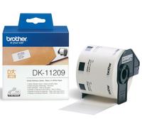Brother DK11209 Etichette per Indirizzi, 29 x 62 mm, Bianco