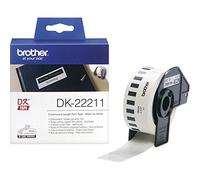 Brother DK-22211 nastro per etichettatrice Nero su bianco