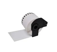 Brother DK22212 - Etichette generiche di dimensioni personalizzate, larghezza 62 mm x 15,24 metri, testo nero su sfondo bianco