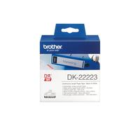 BROTHER - DK22223 - Brother - Rotolo etichetta continua - carta adesiva - Nero-Bianco - 50mm x 30,48mt - DK-22223 - BRODK22223 - Conf. da 1 Pz. - DK22223