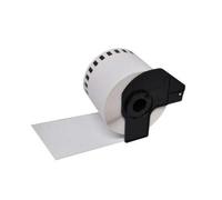 Brother DK44205 - Tag rimovibili generici di dimensioni personalizzate - larghezza 62 mm x 15.24 metri - testo nero con sfondo NEW
