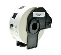 Brother ETICHETTE ADESIVE COMPATIBILI DK-11219 127 mm di diametro, 1.200 etichette per rotolo