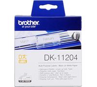 Brother DK-11204 nastro per etichettatrice Nero su bianco