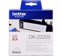 Brother DK-22205 nastro per etichettatrice Nero su bianco