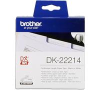 Etichetta Brother DK-22214 - Nero su bianco (12 mm)