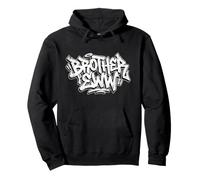 Brother Eww Divertente Meme Graffiti Felpa con Cappuccio