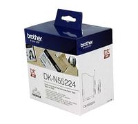 Brother Excellent Quality DKN55224 White Continuous Non-Adhesive Paper Roll