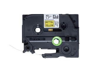 Brother FLE-6511 nastro per etichettatrice Nero su giallo (BROTHER TAPE YELLOW FLE6511 45MM X 21MM) NEW