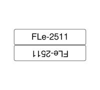 Brother FLE2511 nastro per etichettatrice Nero su bianco