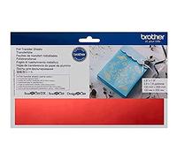Brother Foglio Metallizzato Rosso Scan N Cut 4 Pezzi 10 x 20 cm