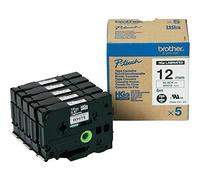 Brother HGE-231V5-Nastro Laminato, 12 mm, Multicolore