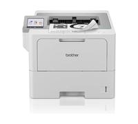 Brother HL-L6410DN - Stampante laser nero bianco (A4, 50 pagine/min., 1.200 x 1.200 DPI, LAN, NFC, Duplex, 520 fogli di carta) bianco/grigio