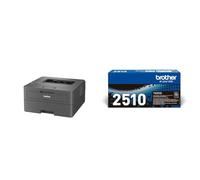 Brother HLL2445DW Stampante Laser B/N, 32 ppm in BUNDLE con TN2510 Toner originale, fino a 1200 pagine