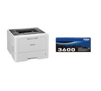 Brother HLL5210DN Stampante Laser B/N, 48 ppm TN3600 Toner originale, fino a 3000 pagine