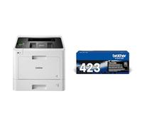 Brother HLL8260CDW Stampante Laser a Colori, 31 ppm TN423BK Toner nero originale, fino a 3000 pagine