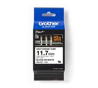 Brother HSe-231E Pro Tape, 11.2 mm x 1.5 m, testo nera / nastro bianco , nastro originale