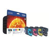 Brother Inchiostro LC-980VALBP Confezione QUATTRICOLORE C/M/Y/BK