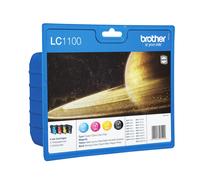 BROTHER LC 1100 CARTUCCIA ORIGINALE BK C M Y MULTIPACK 2 3 4 pezzi
